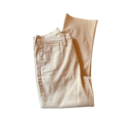 J.Crew Womens 9" Billie Demi Boot Crop Pants Size 27 Cotton Blend Beige - Picture 4 of 7